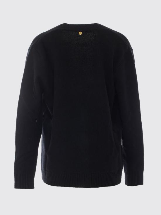 26FW 리우조 스웨터 WF6417MS009 L9456 Black - LIU JO