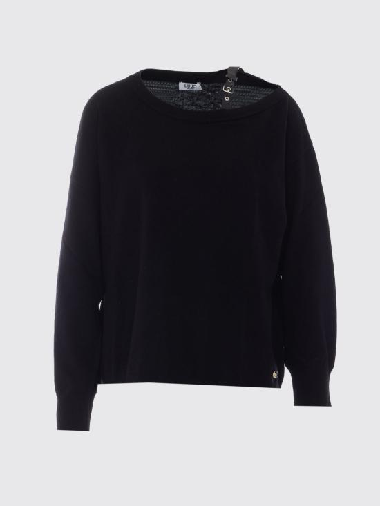 26FW 리우조 스웨터 WF6392MA52S 22222 Black - LIU JO