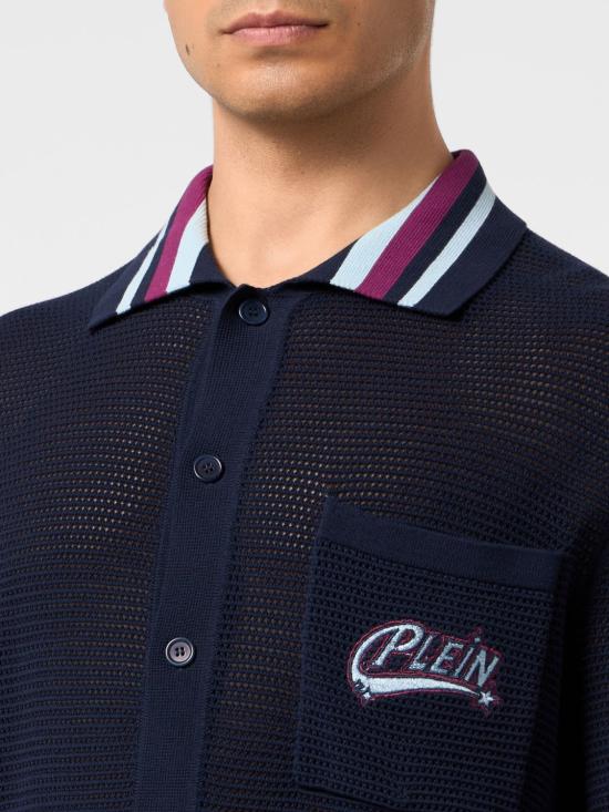 26FW 필립 플레인 스웨터 FAFCMKK0346PKN002N 24 Blue - PHILIPP PLEIN