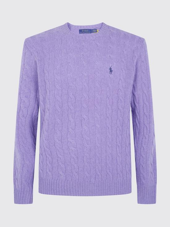 26FW 폴로 랄프로렌 케이블 니트 스웨터 710876762 502 Baby Pink - POLO RALPH LAUREN
