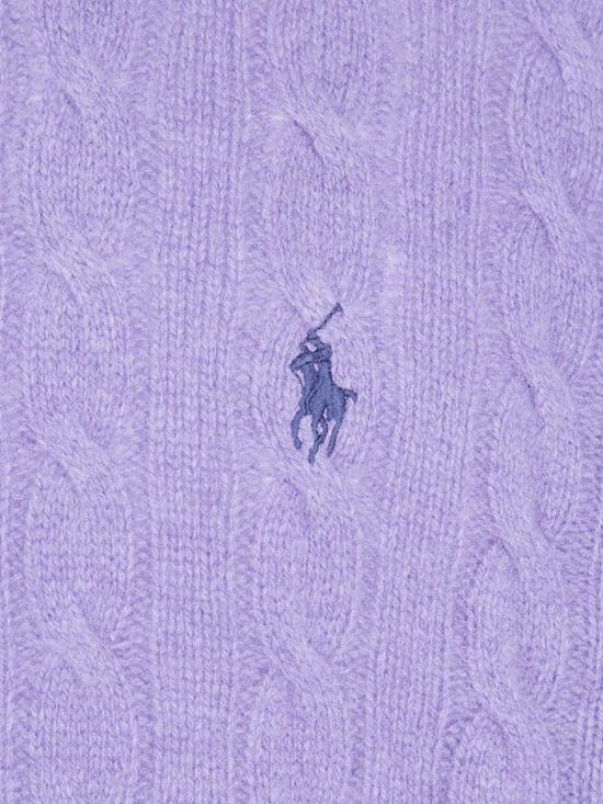 26FW 폴로 랄프로렌 케이블 니트 스웨터 710876762 502 Baby Pink - POLO RALPH LAUREN