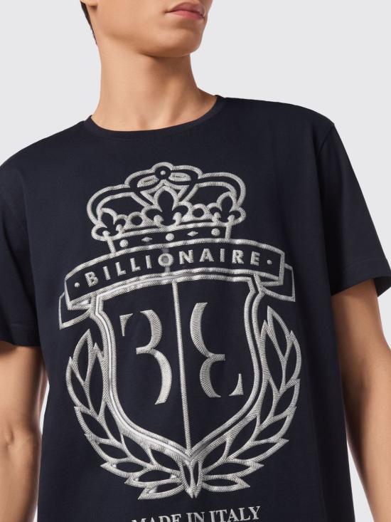 26FW 빌리어네어 반팔 티셔츠 WAECMTK8340BTE014N 24 Navy - BILLIONAIRE
