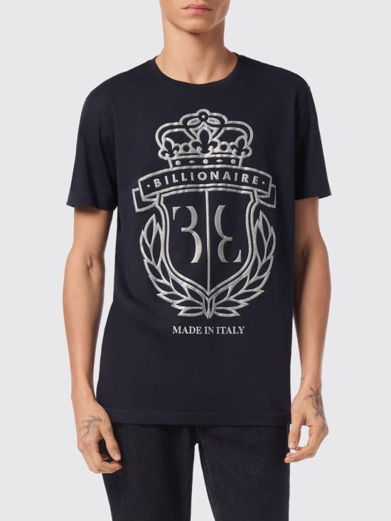 26FW 빌리어네어 반팔 티셔츠 WAECMTK8340BTE014N 24 Navy