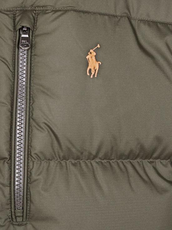 26FW 폴로 랄프로렌 고햄 다운 자켓 710968278 002 Green - POLO RALPH LAUREN