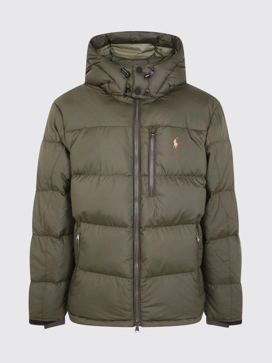 26FW 폴로 랄프로렌 고햄 다운 자켓 710968278 002 Green - POLO RALPH LAUREN