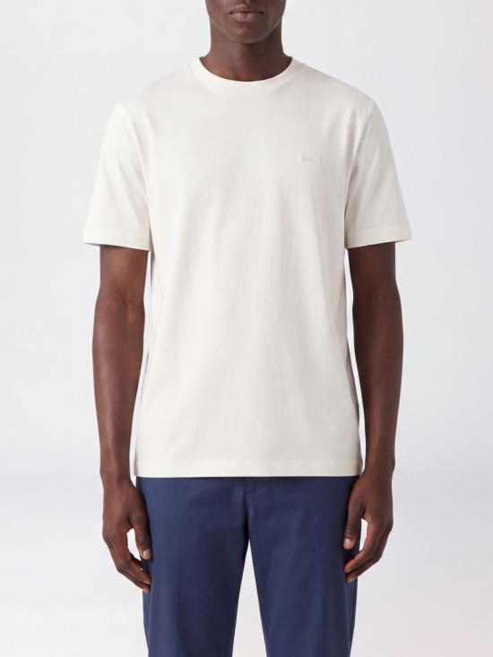 26FW 보스 반팔 티셔츠 50565995 100 White 1