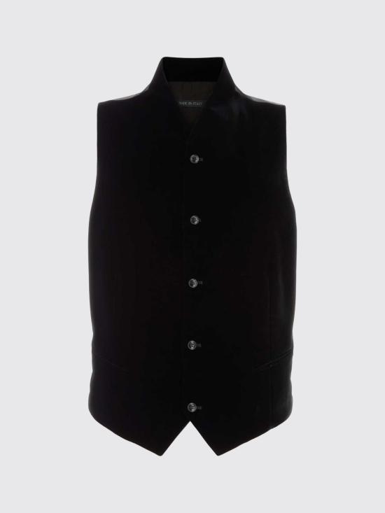 26FW 조르지오 아르마니 베스트 GM004486TE10046 UC001 Black - GIORGIO ARMANI