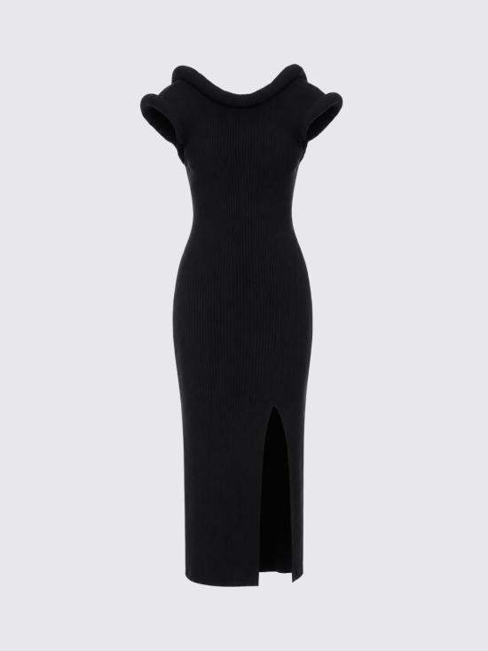 26FW 엘리자베타프랜치 롱 원피스 AM14S66E2 110 Black - ELISABETTA FRANCHI