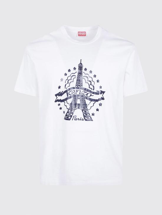 26FW 겐조 반팔 티셔츠 FG65TS1664SG 02 White - KENZO