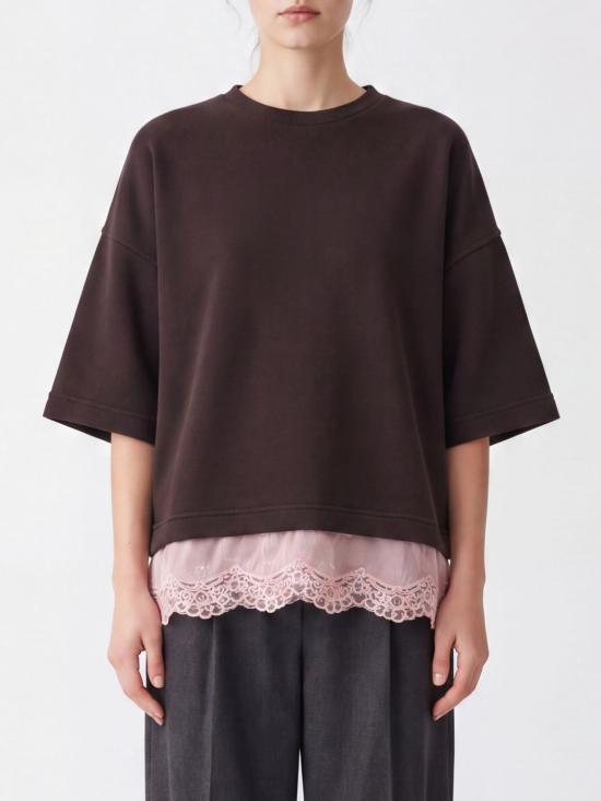26FW 핑코 스웨터 107341A3GE LN6 Brown
