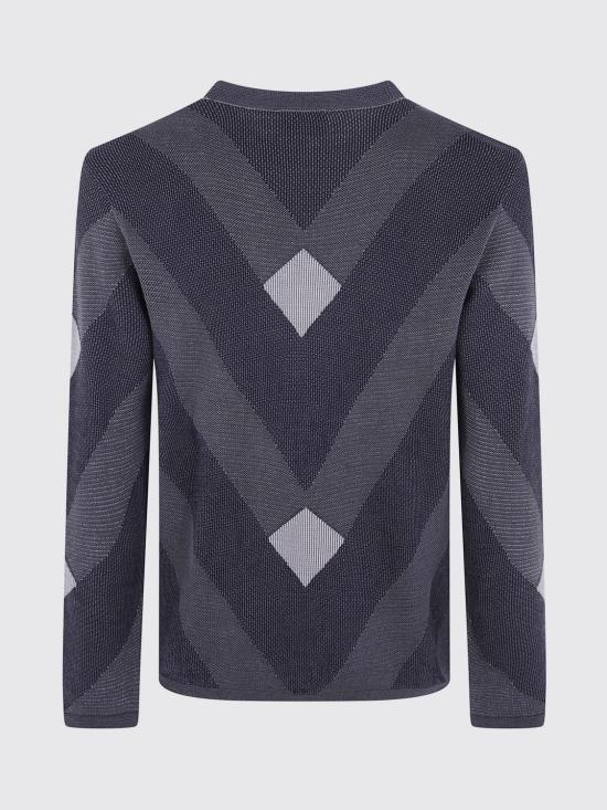 26FW 엠포리오 아르마니 스웨터 EM006247AF29852 FB046 Blue - EMPORIO ARMANI