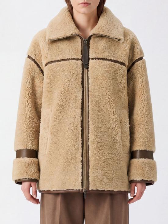 26FW 핑코 코트 107165A3FJ ZL3 Beige