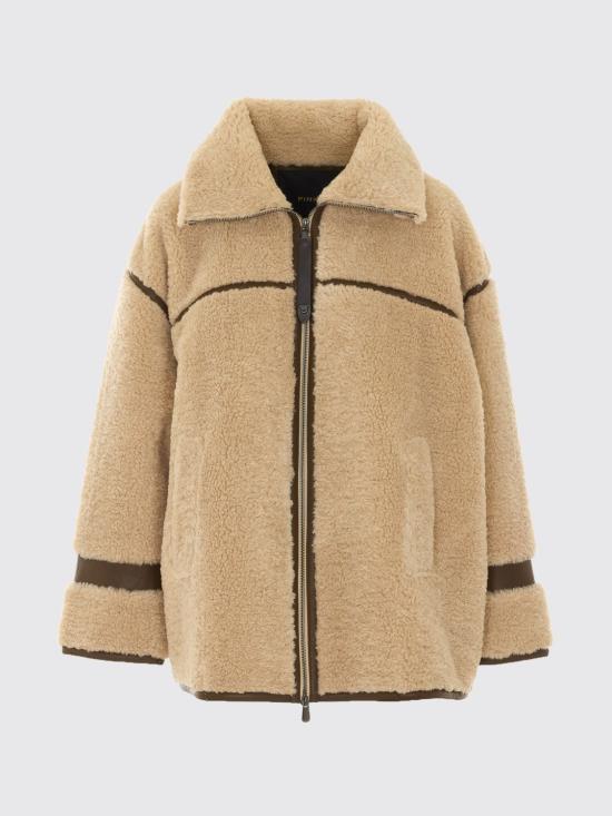 26FW 핑코 코트 107165A3FJ ZL3 Beige - PINKO