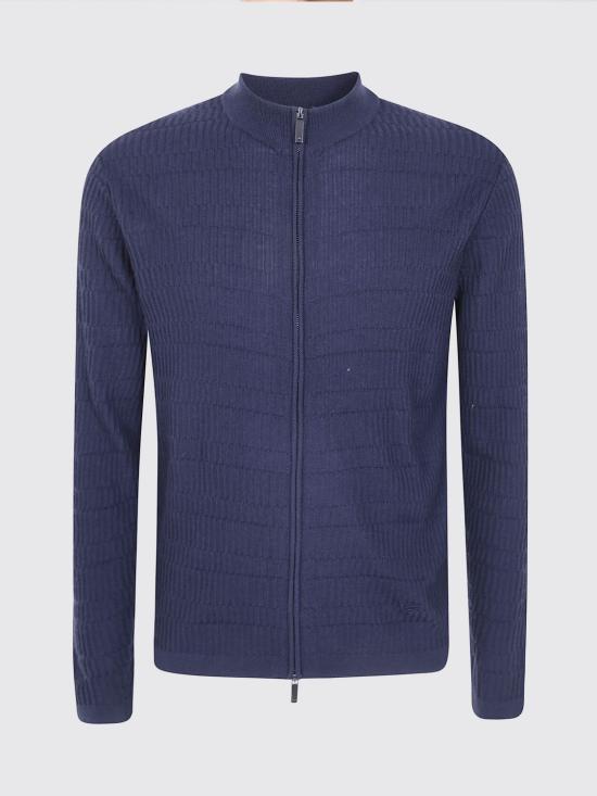 26FW 엠포리오 아르마니 스웨터 EM006315AF27831 FB065 Blue - EMPORIO ARMANI