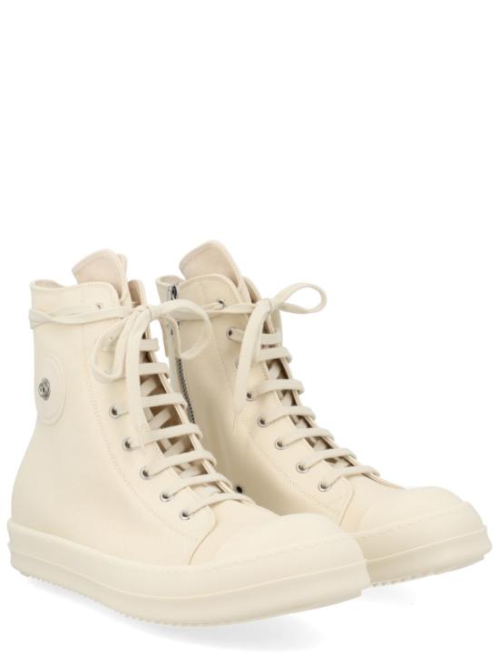  릭 오웬스 스니커즈 다크슈드 하이탑 데님  화이트 - RICK OWENS