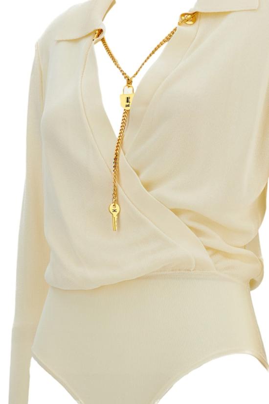 26FW 엘리자베타프랜치 탑 BK03S66E2193 Neutrals - ELISABETTA FRANCHI
