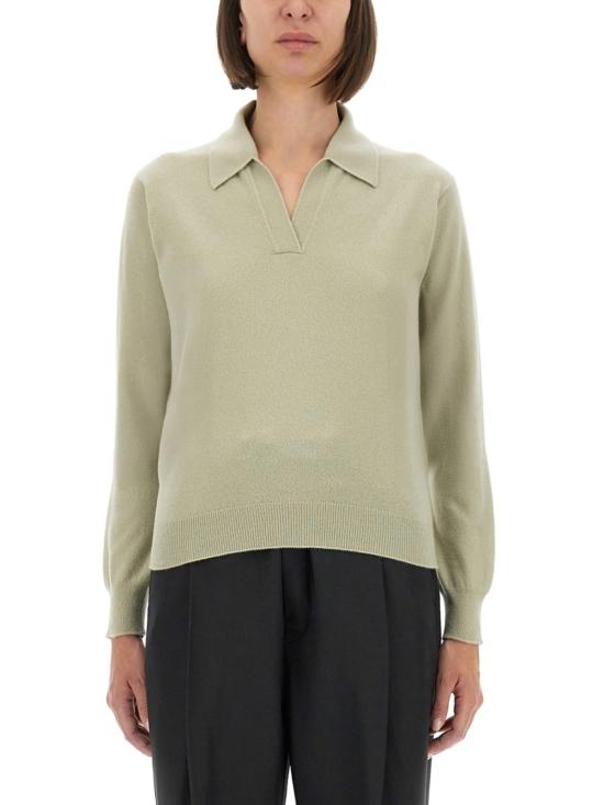  마르지엘라 스웨터 메종  폴로 셔츠 버진 울 점퍼 - MAISON MARGIELA