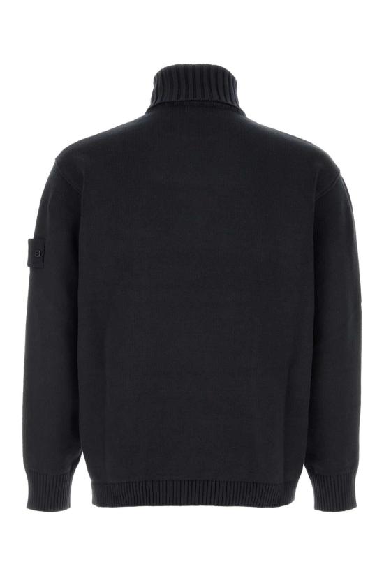 26FW 스톤 아일랜드 고스트 피스 윈터 코튼 터틀넥 니트 L2S155100038S00FM V0020 NAVY - STONE ISLAND