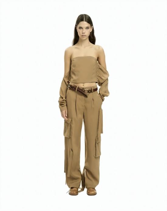 26SS Mlo 팬츠 P26E70018 008IO Brown - OTHER BRANDS