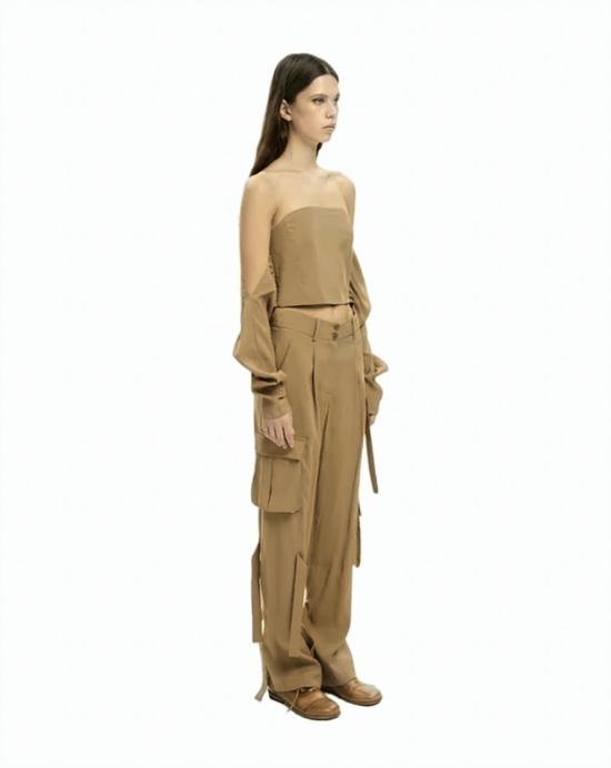 26SS Mlo 팬츠 P26E70018 008IO Brown - OTHER BRANDS