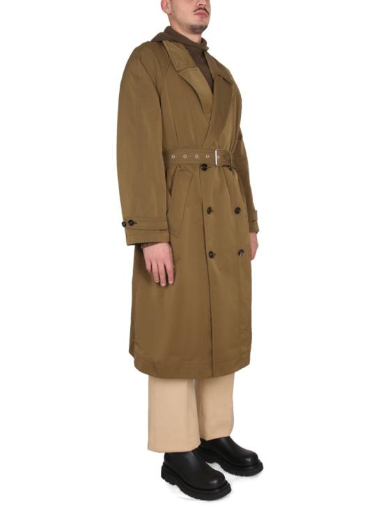 보테가베네타 트렌치 코트 보테가 베네타 폴딩 나일론  밀리터리 그린 - BOTTEGA VENETA