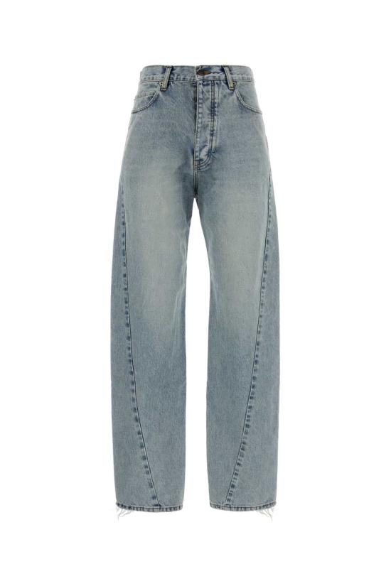 26FW 발렌시아가 트위스티드 심 진 A001OTTBP48 4020 BLEACH LIGHT BLEU
