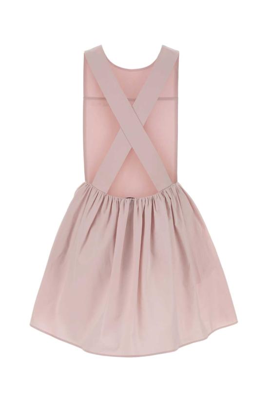 26FW 미우미우 포플린 드레스 MF6390SOOO10RG F0E18 PINK - MIU MIU