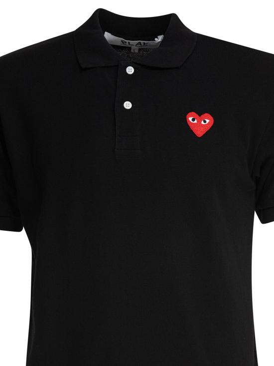 26FW 꼼데가르송 폴로 티셔츠 AX T006 0511 BLACK - COMME DES GARCONS