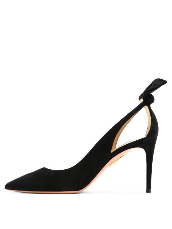 26FW 아쿠아주라 힐/펌프스 DENMIDP0SUE000 Black - AQUAZZURA