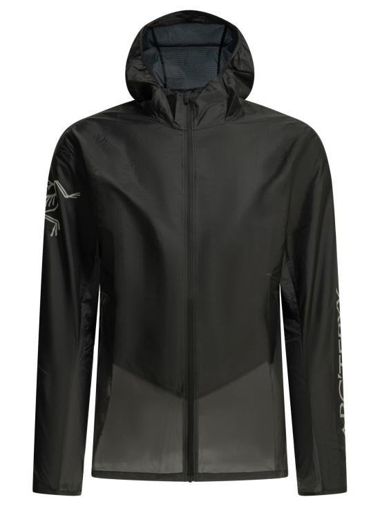 26FW 아크테릭스 자켓 X000010354NORVAN WND HDYBLACK GRAPHITE
