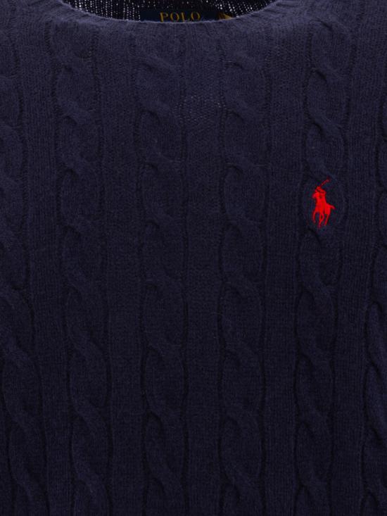 26FW 폴로 랄프로렌 케이블 니트 스웨터 710876762002HUNTER NAVY Blue - POLO RALPH LAUREN