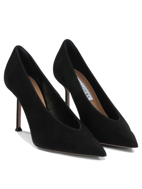 26FW 아쿠아주라 힐/펌프스 VTRMIDP0SUE000 Black - AQUAZZURA