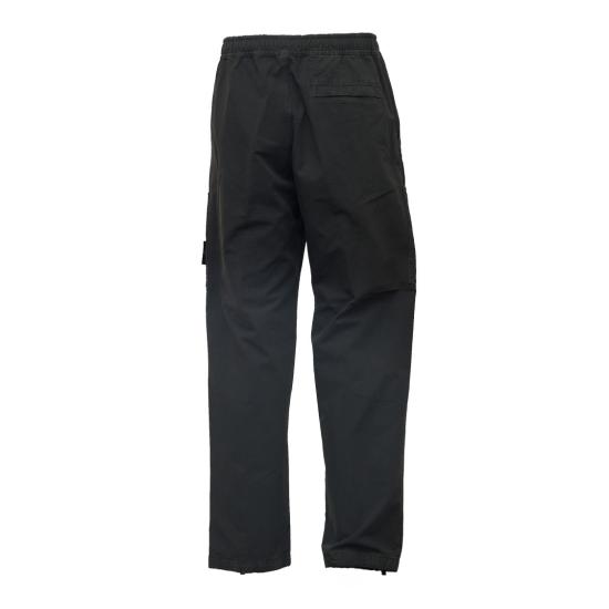 26FW 스톤 아일랜드 와펜 로고 오가닉 코튼 립스탑 루즈핏 카고 팬츠 L2S153100015 S0211 Grey - STONE ISLAND