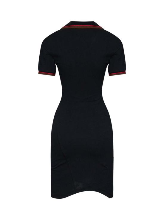  비비안웨스트우드 숏 원피스 비비안 웨스트우드 글로리 폴로 미니 드레스 블랙 - VIVIENNE WESTWOOD