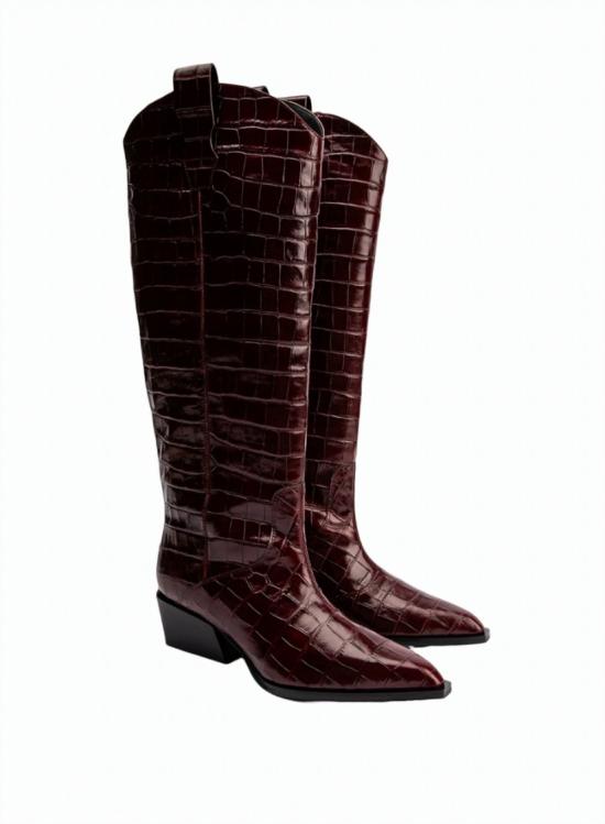 25FW 포에베 부츠 LUZ12 Brown - POEVE