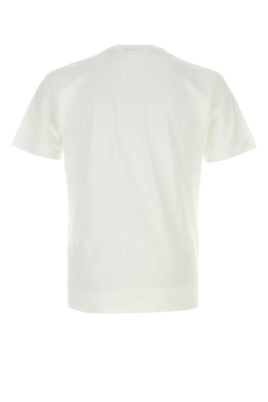 26FW 꼼데가르송 골드하트 와펜 반팔티 AXT216051 WHITE - COMME DES GARCONS