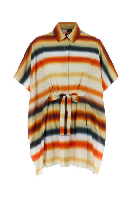 26SS 로에베 원피스 S616Y09XCL ORANGEMULTICOLOR