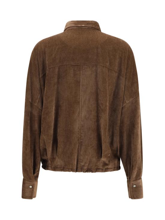 26FW 브루넬로 쿠치넬리 셔츠 MP547M1V06 C9812 BROWN - BRUNELLO CUCINELLI