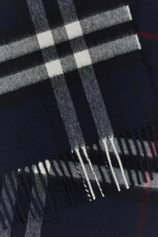 26FW 버버리 체크 캐시미어 머플러 8112641 A1249 BLACK - BURBERRY