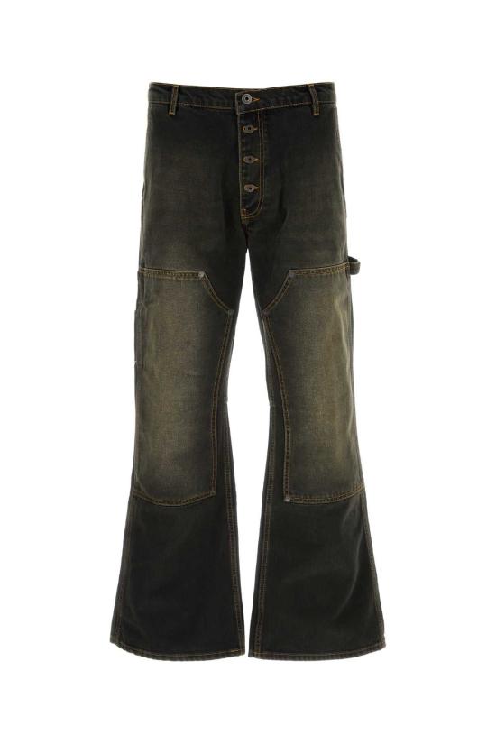 26FW 오프화이트 데님 팬츠 44MYA19JF26D002011 DIRBLA BLACK