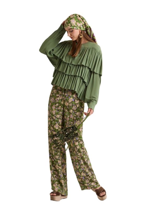 25FW 말리파르미 탑 JM5566 50203 Green - MALÌPARMI