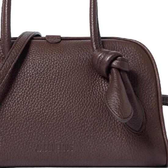 26FW 자크뮈스 TURISMO 투리스모 소프트 스몰 볼링 토트벡 BAW00416AC03A03880 Brown - JACQUEMUS