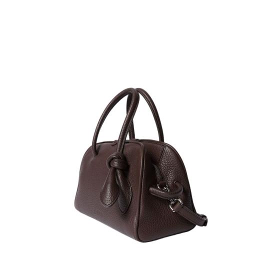 26FW 자크뮈스 TURISMO 투리스모 소프트 스몰 볼링 토트벡 BAW00416AC03A03880 Brown - JACQUEMUS