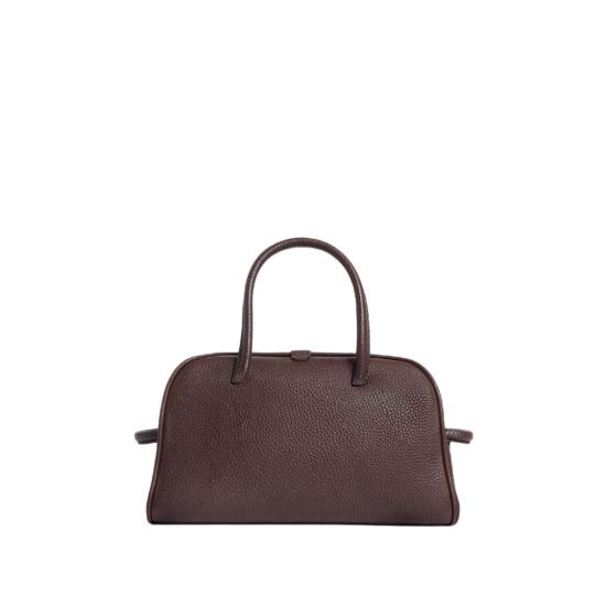 26FW 자크뮈스 TURISMO 투리스모 소프트 스몰 볼링 토트벡 BAW00416AC03A03880 Brown - JACQUEMUS