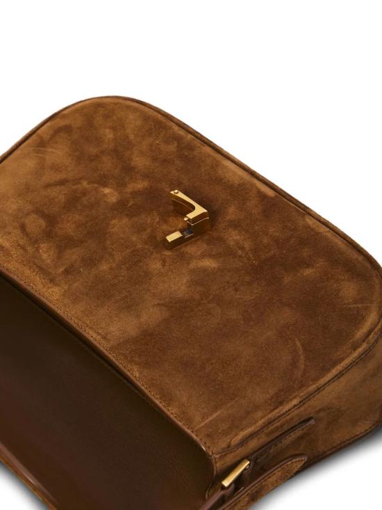 26FW 생로랑 스웨이드 솔페리노 스몰백 8323301U80W 2916 BROWN - SAINT LAURENT