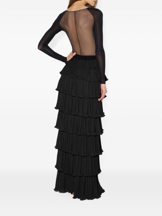 26FW 엘리자베타프랜치 바디수트 티셔츠 BO05667E2 110 BLACK - ELISABETTA FRANCHI