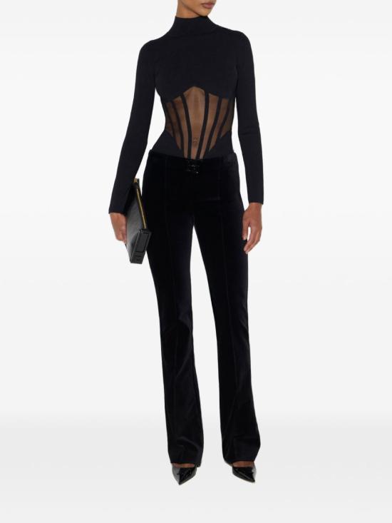 26FW 엘리자베타프랜치 바디수트 티셔츠 BK05S67E2 110 BLACK - ELISABETTA FRANCHI