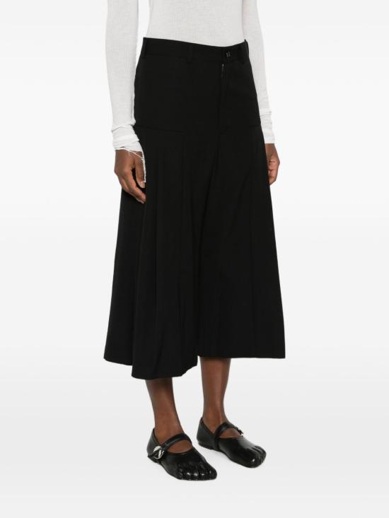 26FW 꼼마꼼마 스트레이트 팬츠 RRP014 BLACK - COMME COMME