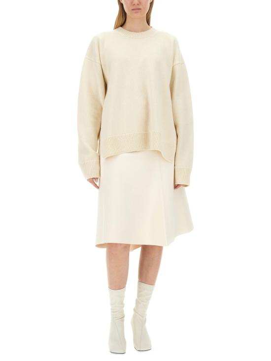 질샌더 스웨터 질 샌더 울  점퍼 아이보리 - JIL SANDER