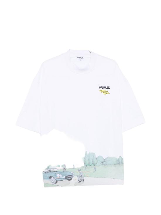 26FW 하우스 오브 에러스 반팔 티셔츠 HEFW26TT02012 0053 WHITE